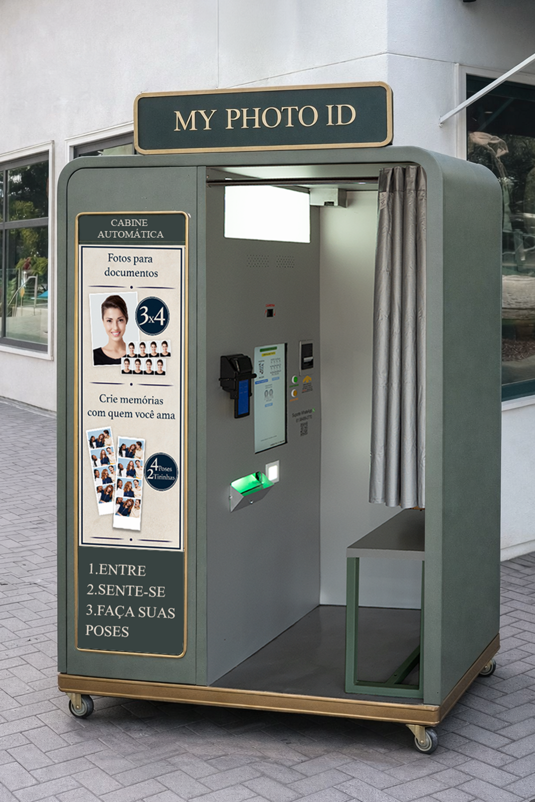 Foto do Sobre de Cabine de Fotos Automática para Diversão e Documentos – My Photo ID Brasil.